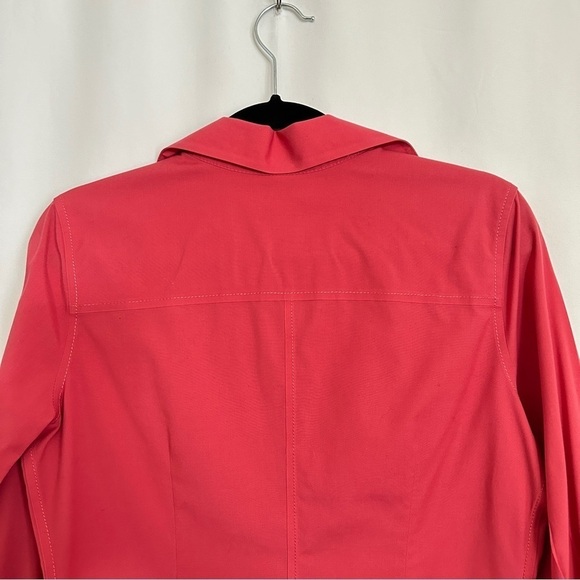 Talbots Women's Office Wear Button Down Shirt in Dusty Rose Pink sz 8P - Picture 8 of 9